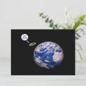 Besucher Humour Card Feiertagskarte (Stehend Vorderseite)