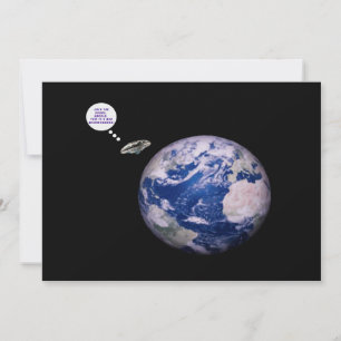 Besucher Humour Card Feiertagskarte