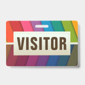 Besucher Identifikations-Karte Ausweis (Vorderseite)