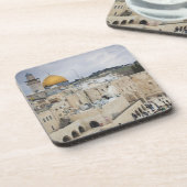 Besucher, Western Wall Plaza & Dome of the Rock Getränkeuntersetzer (Linke Seite)