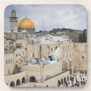 Besucher, Western Wall Plaza & Dome of the Rock Getränkeuntersetzer