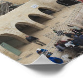 Besucher, Western Wall Plaza & Dome of the Rock Poster (Ecke)