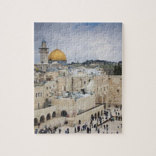 Besucher, Western Wall Plaza & Dome of the Rock Puzzle (Vertikal)