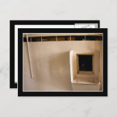 Besucherfenster im Gefängnis von Alcatraz Postkarte (Vorne/Hinten)