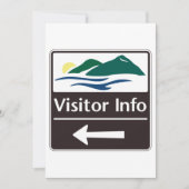 Besucherinformationszeichen Einladung (Vorderseite)