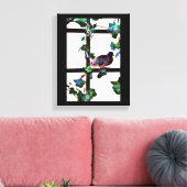Besuchertaube Leinwanddruck (Insitu (Wohnzimmer))