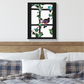 Besuchertaube Leinwanddruck (Insitu (Schlafzimmer))