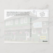 Besucherzentrum und Tripod, Nenana, Alaska Postkarte (Rückseite)