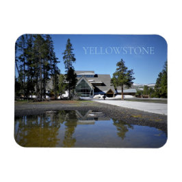 Besucherzentrum Yellowstone Nationalpark Wyoming Magnet