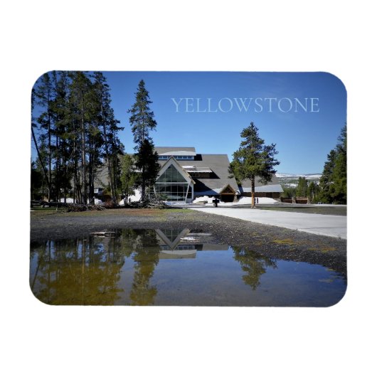 Besucherzentrum Yellowstone Nationalpark Wyoming Magnet (Horizontal)