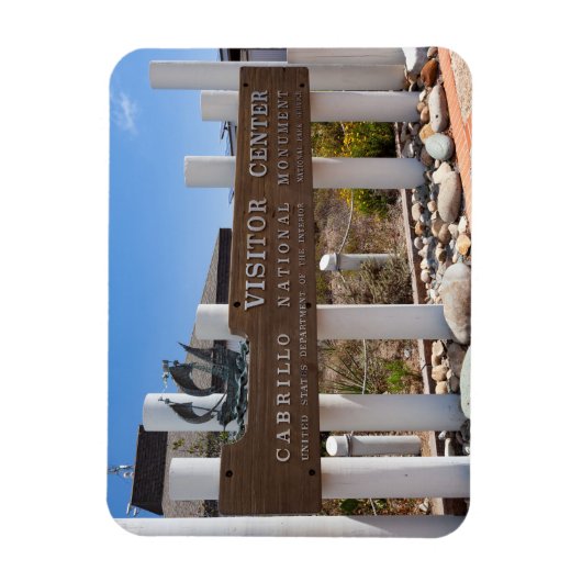 Besucherzentrum Zeichen, Cabrillo Nationaldenkmal Magnet (Vertikal)