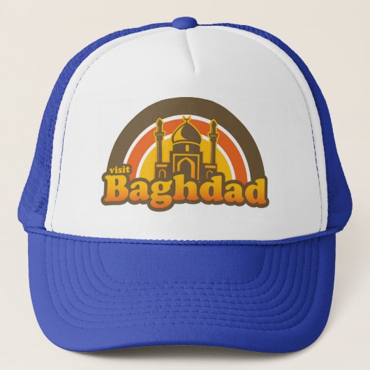 Besuchs-Bagdad-Hut Truckerkappe (Vorderseite)