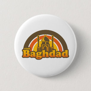 Besuchs-Bagdad-Knopf Button