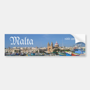 Besuchsbescheinigung Malta Autoaufkleber