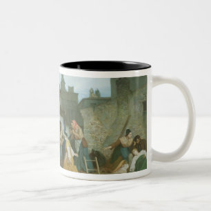 Besuchsflut-Opfer Napoleon III von Zweifarbige Tasse