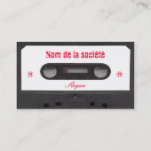 Besuchskassette! Visitenkarte (Rückseite)