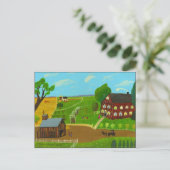 Besuchstag Postkarte (Stehend Vorderseite)