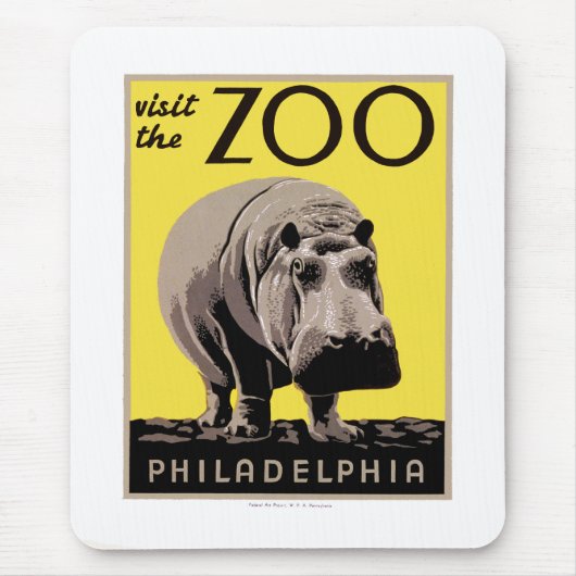 Besucht den Zoo Mousepad (Vorne)