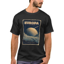 Besucht Europa | Vintage Weltraumreise