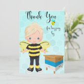 Besy Bee 2 Anderes Danke Karte (Stehend Vorderseite)