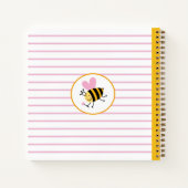 Besy Bee A B C's Spiral Notebook Notizblock (Rückseite)