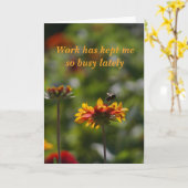 Besy Bee Card Karte (Gelbe Blume)