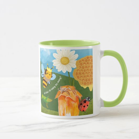 Besy Bee Chinese Mandarin Pinyin Psalm 23 Tasse (Rechts)