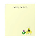 Besy Bee Honey Do List Notizblock (Vorderseite)