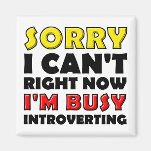 Besy Introverting Funny Kühlschrankmagnet Kühlschr
