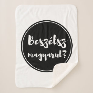 Beszélsz Magyarul, sprichst du Ungarisch, Button Sherpadecke