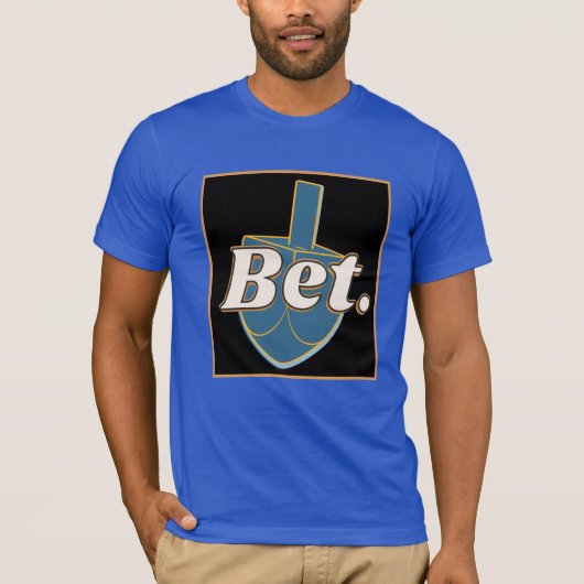 Bet. Funny Hanukkah Ugly Sweater Party Shirt (Vorderseite)
