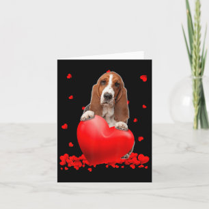 Bet Hound Hund Herz Valentinstag Couple Men Wome Karte