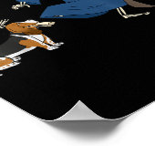 Bet Hound Sensenmann Halloween Poster (Ecke)