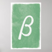 Beta Art - Math Posters Poster (Vorne)