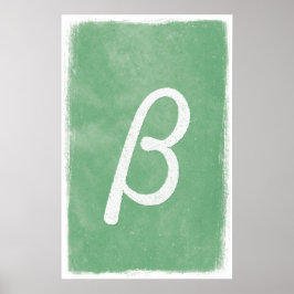 Beta Art - Math Posters Poster
