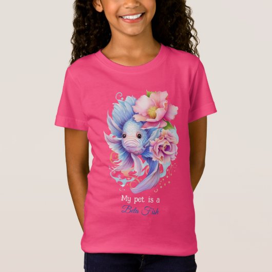 Beta Fish Fantasy Fairy Tale T-Shirt (Vorderseite)