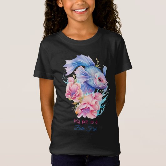 Beta Fish Fantasy Pet T-Shirt (Vorderseite)