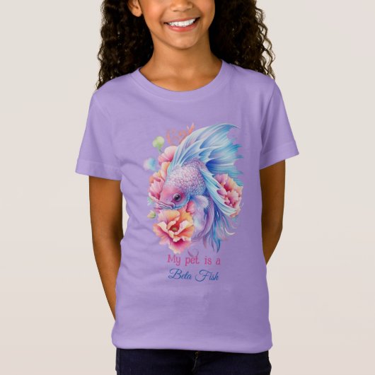 Beta Fish Fantasy Pet T-Shirt (Vorderseite)