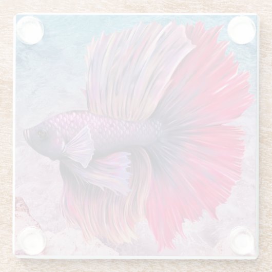 Beta Fish Glasuntersetzer (Rückseite)