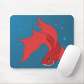 Beta Fish Mousepad (Mit Mouse)