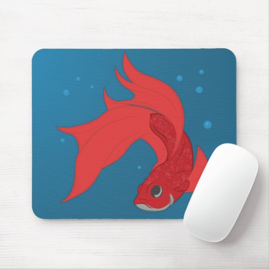Beta Fish Mousepad (Mit Mouse)