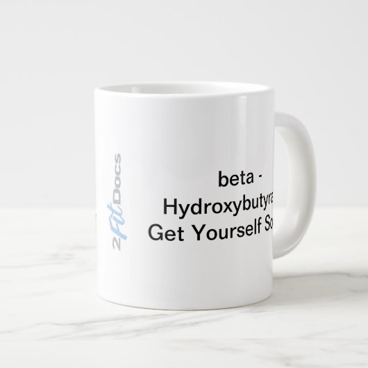 Beta-Hydroxybutyrat-Tasse (20oz) Jumbo-Tasse (Vorderseite Rechts)