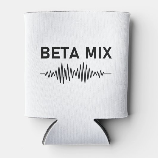 Beta Mix - Audio Waveform Dosenkühler (Vorderseite)