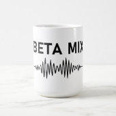 Beta Mix - Audio Waveform Kaffeetasse (Mittel)