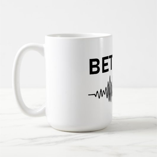 Beta Mix - Audio Waveform Kaffeetasse (Links)