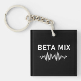 Beta Mix - Audio Waveform V2 Schlüsselanhänger