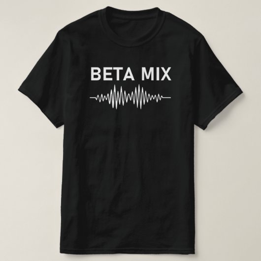 Beta Mix - Audio Waveform V2 T-Shirt (Design vorne)