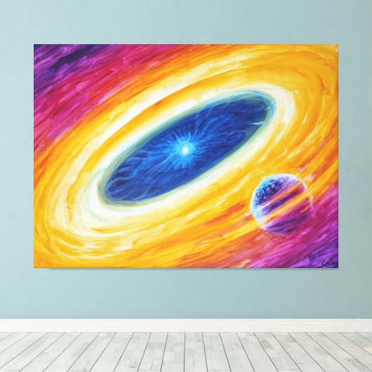 Beta pictoris leinwanddruck (Insitu (Holzboden))