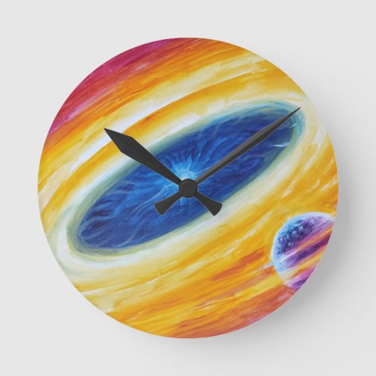 Beta pictoris runde wanduhr (Vorderseite)
