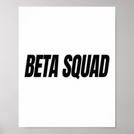 BETA SQUAD POSTER (Vorne)